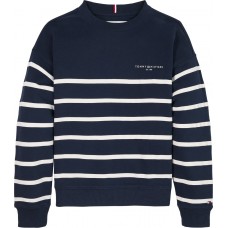 TOMMY HILFIGER πουλόβερ παιδικό KS0KS00633-C1G μπλε